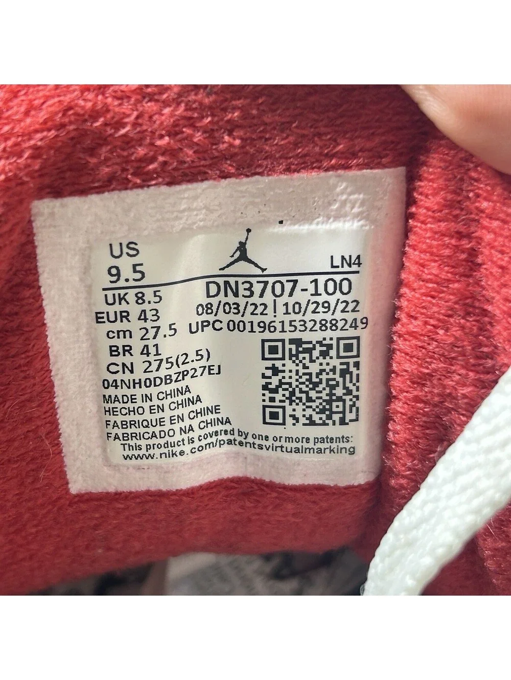 Air Jordan 3 Retro White Cement Reimagined 2023 - Size 9.5 - (DN3707-100)